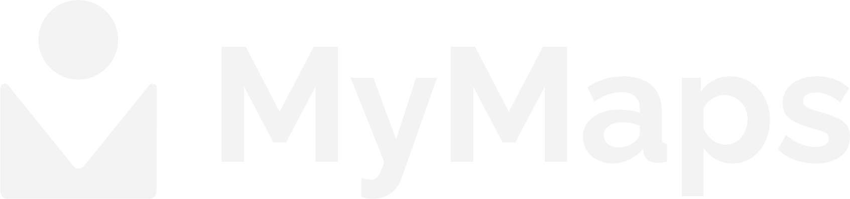 MyMaps Logo White